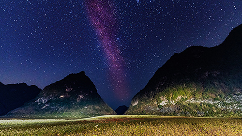 《更望湖的星空》陈建倬  摄