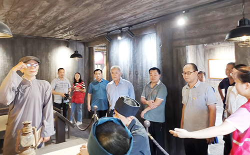 县档案馆党支部到屏山乡团结村岜官屯开展主题党日活动